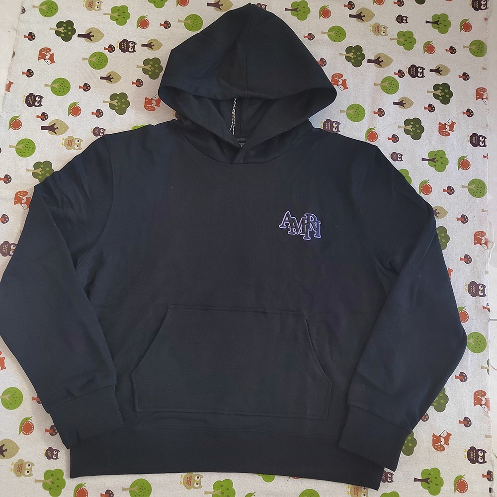 Amiri Staggered Logo Hoodie